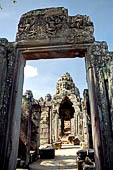 Angkor Thom - Bayon temple, east gopura of the third enclosure 